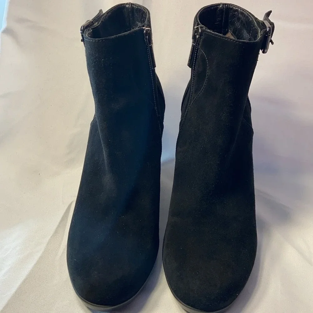Aquatalia Suede‎ Wedge Bootie.